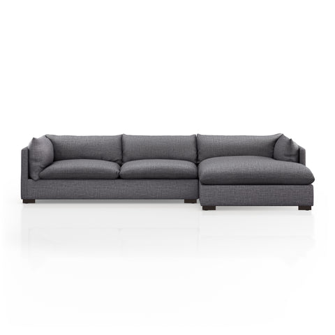 Westwood 2Pc RAF Sectional-131"-Charcoal