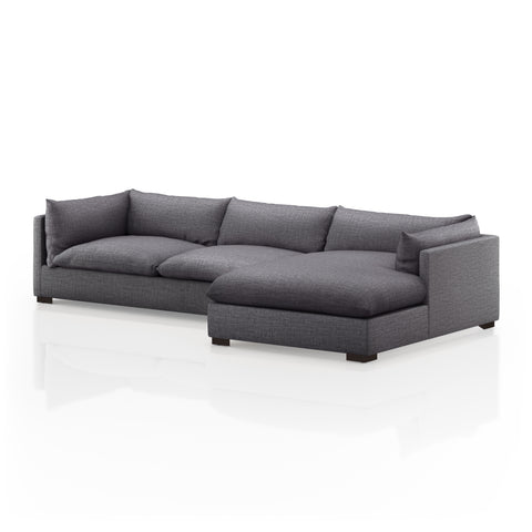 Westwood 2Pc RAF Sectional-131"-Charcoal