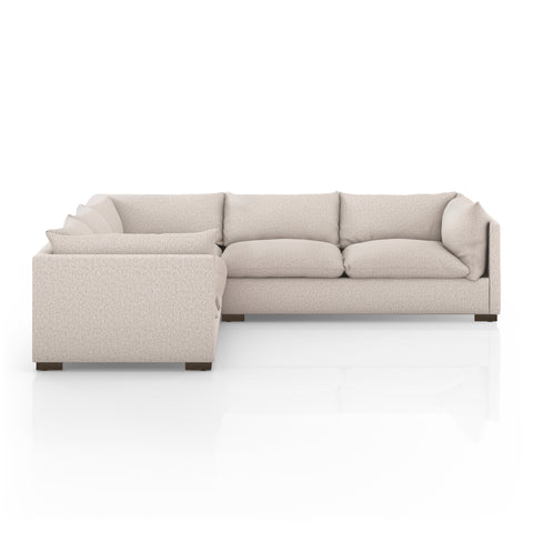 Westwood 3Pc Sectional-111''-Bedside Pebble
