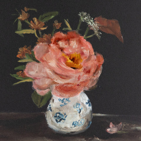 Pink Peony By Shaina Page