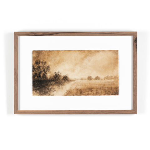 Hillside Haze Ii By Aileen Fitzgerald - 24x16"