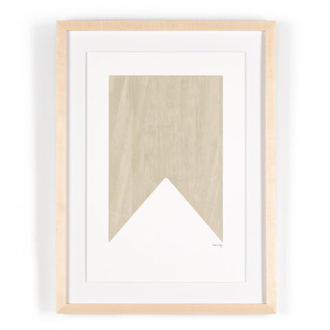 Triangle In Taupe by The Holly Collective