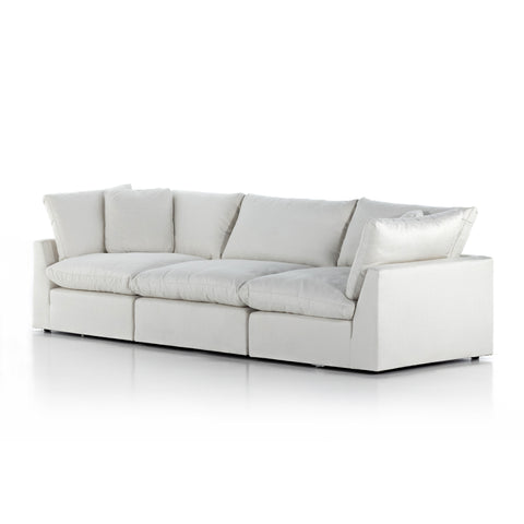 Stevie 3-Pc Sectional Sofa-Anders Ivory