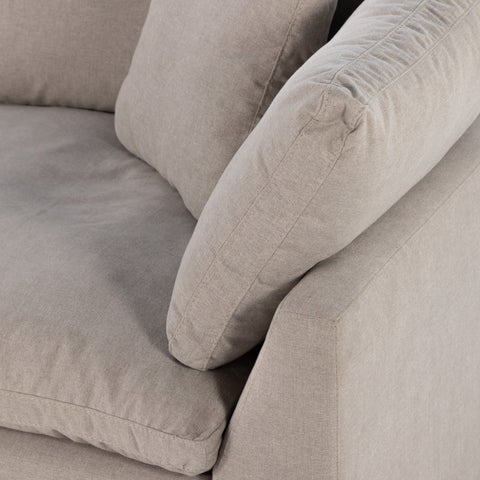 Stevie 3-Pc Sectional Sofa-Destin Flannel