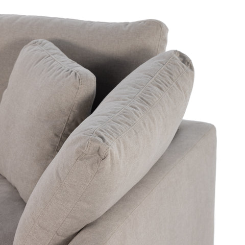 Stevie 3-Pc Sectional Sofa-Destin Flannel