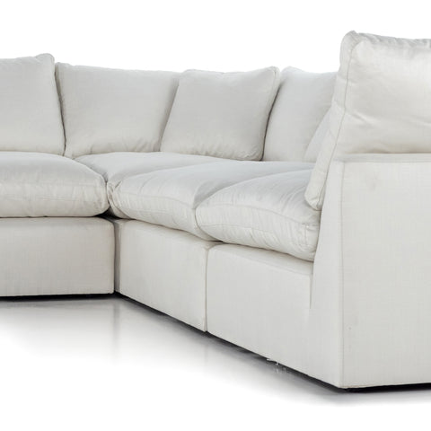 Stevie 5-Pc LAF Sectional Sofa-Anders Ivory