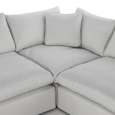 Stevie 5-Pc LAF Sectional Sofa-Anders Ivory