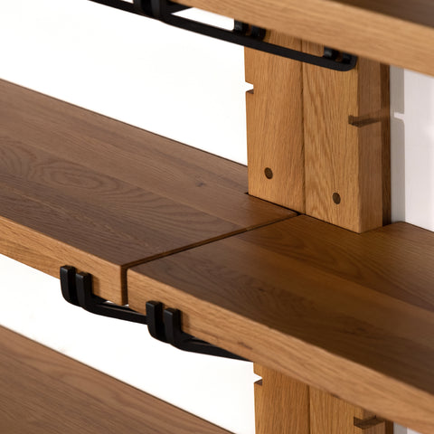 Pivott Shelf-Set Of 6-Natural Oak Veneer