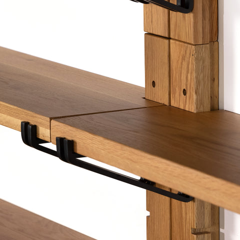 Pivott Shelf-Set Of 6-Natural Oak Veneer