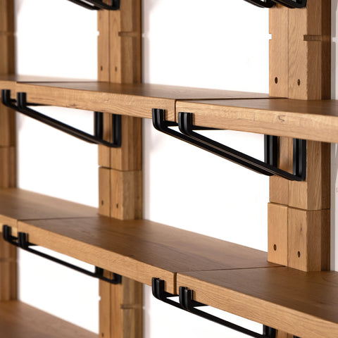 Pivott Shelf-Set Of 6-Natural Oak Veneer