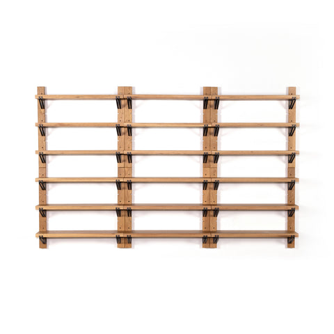 Pivott Shelf-Set Of 6-Natural Oak Veneer