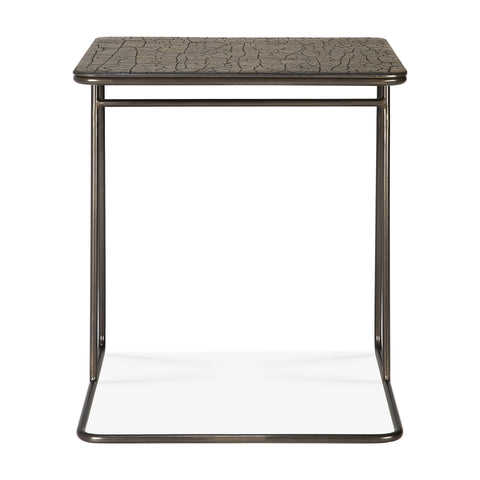 Ellipse side table - umber