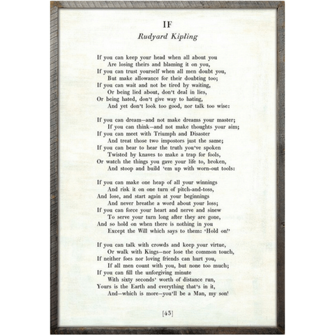 If - Poetry Collection