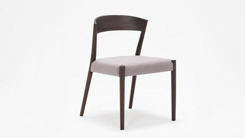 Wren Dining Chair -Wood Back- Black Oak