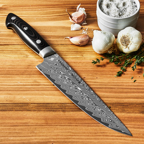 Kramer - EUROLINE Stainless Damascus Collection - 8" Narrow Chef's Knife