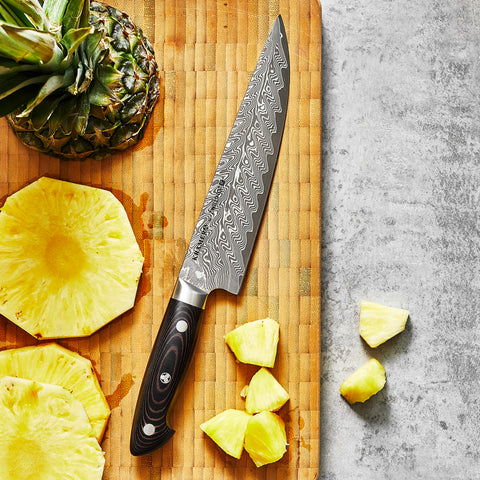 Kramer - EUROLINE Stainless Damascus Collection - 8" Narrow Chef's Knife