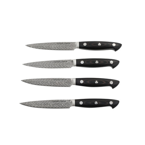 Kramer - EUROLINE Stainless Damascus Collection - 4pc Steak Knife Set
