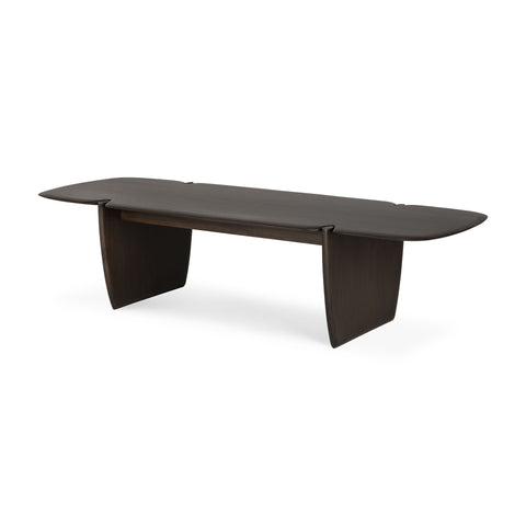 PI Coffee Table, 61" - Mahogany Dark Brown