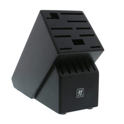 Storage - TWIN Rubberwood Black 16-slot Block