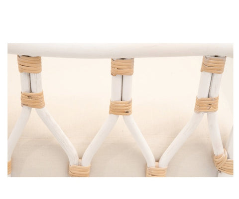 Caprice Dining Arm Chair - Snow White Rattan