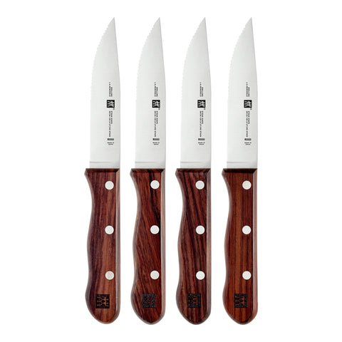Steak Sets - 4pc Steakhouse Steak Knife Set with Storage Case