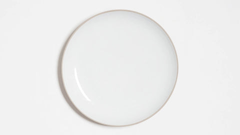 Garrido Stoneware Dinner Plate -Grey/Red - IN STOCK