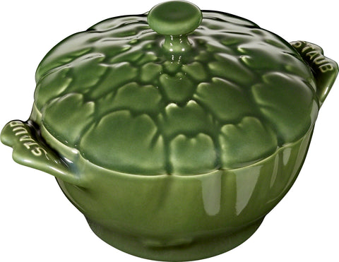 Ceramics Specialties - 16-oz Petite Artichoke Cocotte - Basil