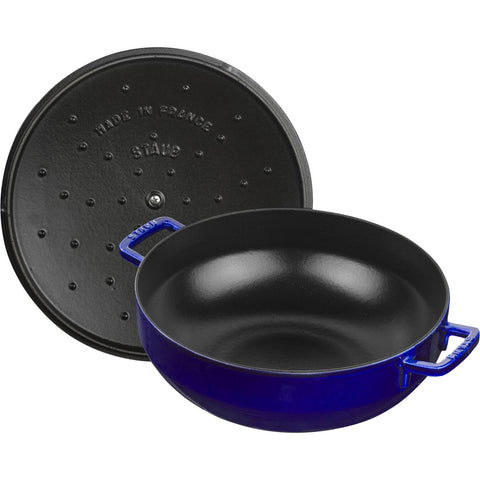 Cast Iron - 5-qt Bouillabaisse Pot - Dark Blue