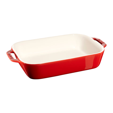 Ceramics - 10.5" X 7.5" Rectangular Baking Dish - Cherry
