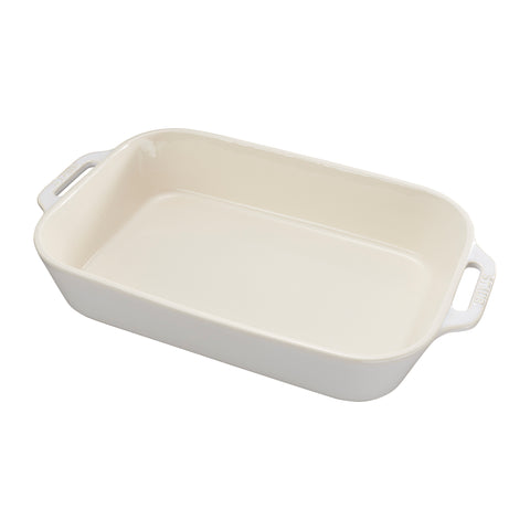 Ceramics - 13" X 9" Rectangular Baking Dish - Rustic Ivory