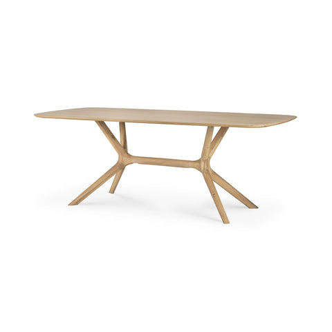 X dining table,79" - Oak