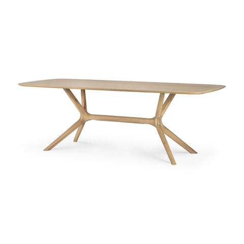 X Dining Table,88" - Oak