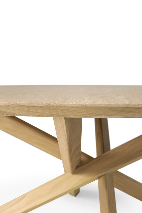 Mikado Round Coffee table-Oak