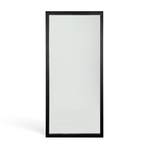 Light Frame floor mirror - Black Oak