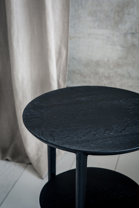 Bok Side table - Black  Oak