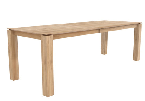 Slice extendable dining table, 55/87" - Oak