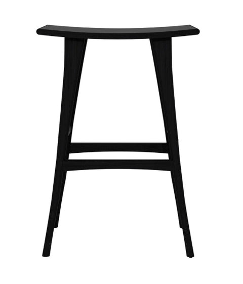 Osso bar stool - Black Oak - Varnished