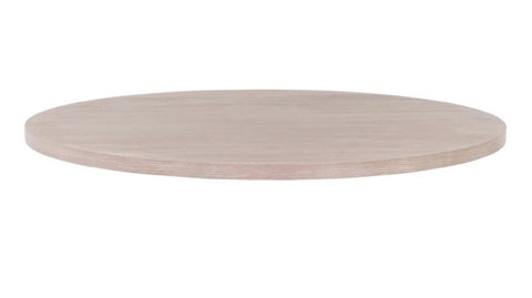 Turino 54" round dining table wood top