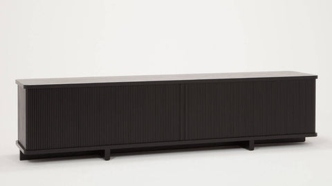 Tambour Credenza - Black