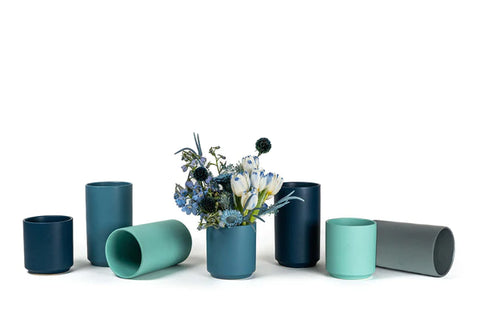 Flower Vase - Air Blue