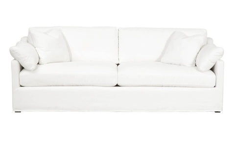 Lena Slope Arm Slipcover Sofa 95" - Payton-Pearl