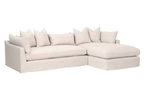 Haven Lounge Slipcover RF Sectional 110"