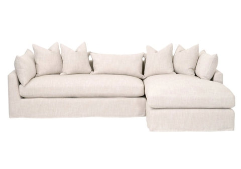 Haven Lounge Slipcover RF Sectional 110"