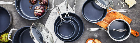 Clad CFX - 2-qt Stainless Steel Ceramic Nonstick Saucepan