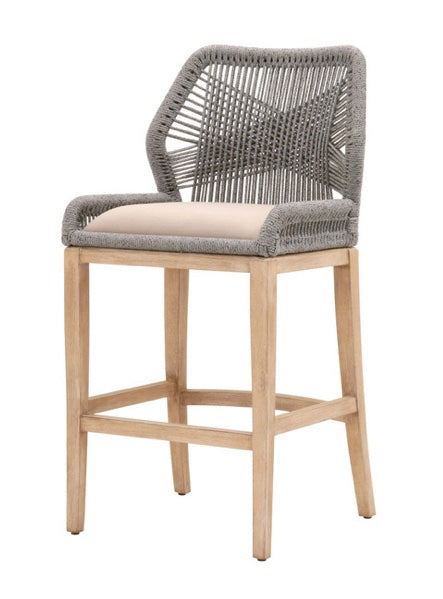 Loom Bar Stool - Platinum Rope