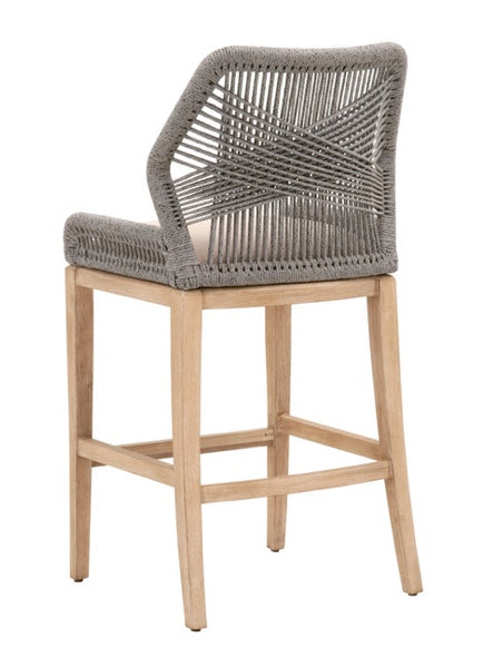 Loom Bar Stool - Platinum Rope