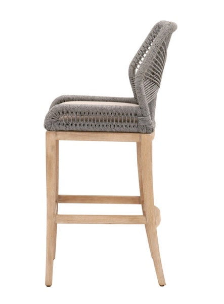 Loom Bar Stool - Platinum Rope