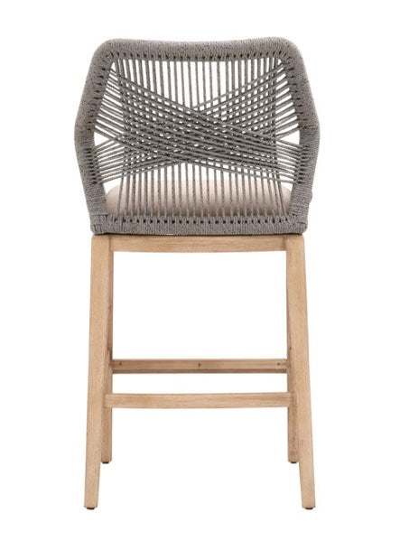 Loom Bar Stool - Platinum Rope