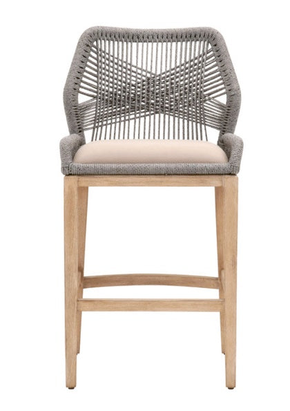 Loom Bar Stool - Platinum Rope