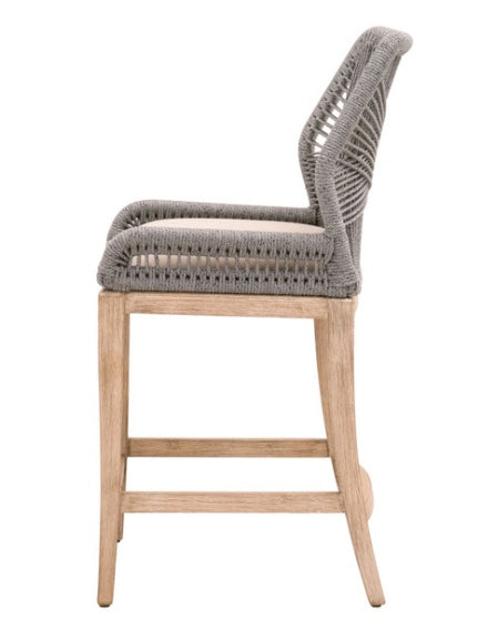 Loom Counter Stool - Platinum Rope